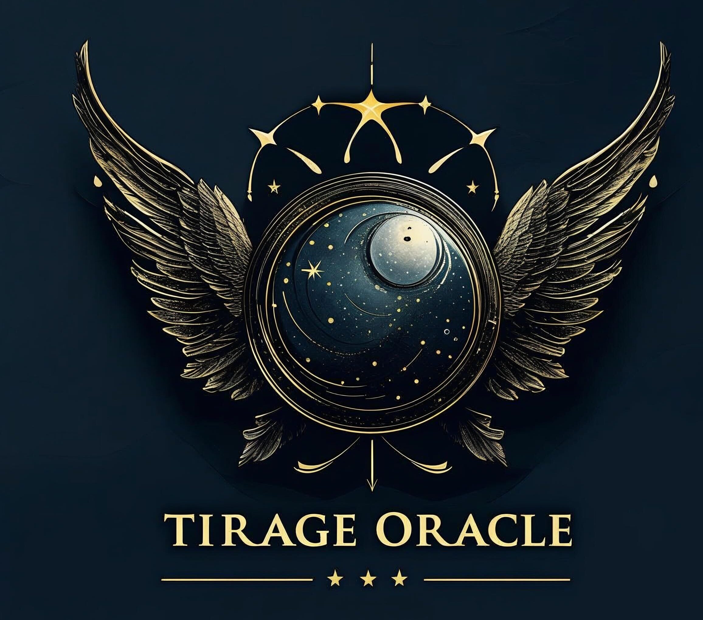 Tirage Oracle - Logo officiel du site de tirage tarot et oracle gratuit en ligne