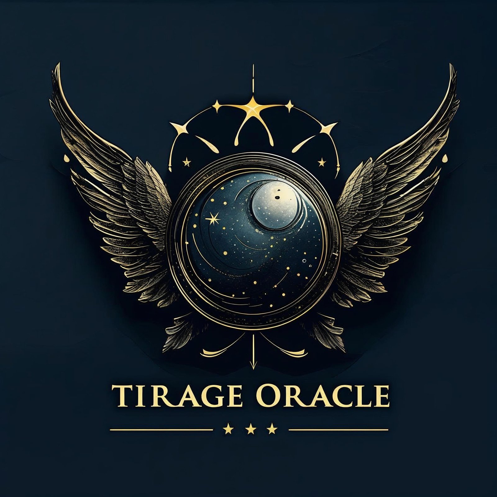 Tirage Oracle - Logo officiel du site de tirage tarot et oracle gratuit en ligne